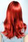 Preview: Rote Damenperücke mit Pony Modell: 6310