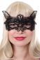 Preview: Maske Augenmaske Schwarz Kätzchen Modell: AE015A