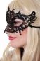 Preview: Maske Augenmaske Schwarz Spitze Modell Modell: AE026A