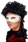 Preview: Venezianische Halb-Maske Weiß Gold Modell: 65-01