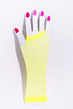 Handschuhe Netz Neon Gelb Modell: Z071