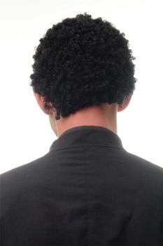 Perücke Afro kurz schwarz Afrikaner 90657-P103