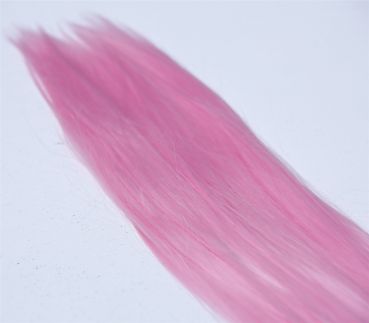 Tresse Kunsthaar-Tressen 75 cm lang 250 cm breit hitzebeständig helles Rosa Pink Modell: VK-WEFT
