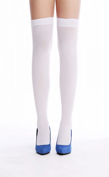 Sexy Halterlose Strümpfe Weiß Modell: WZ-003W