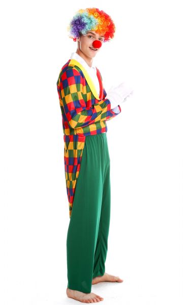 Clown Herrenkostüm Harlekin Narr M/L Modell: M-0088
